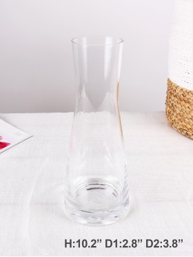 NARROW TOP GLASS VASE